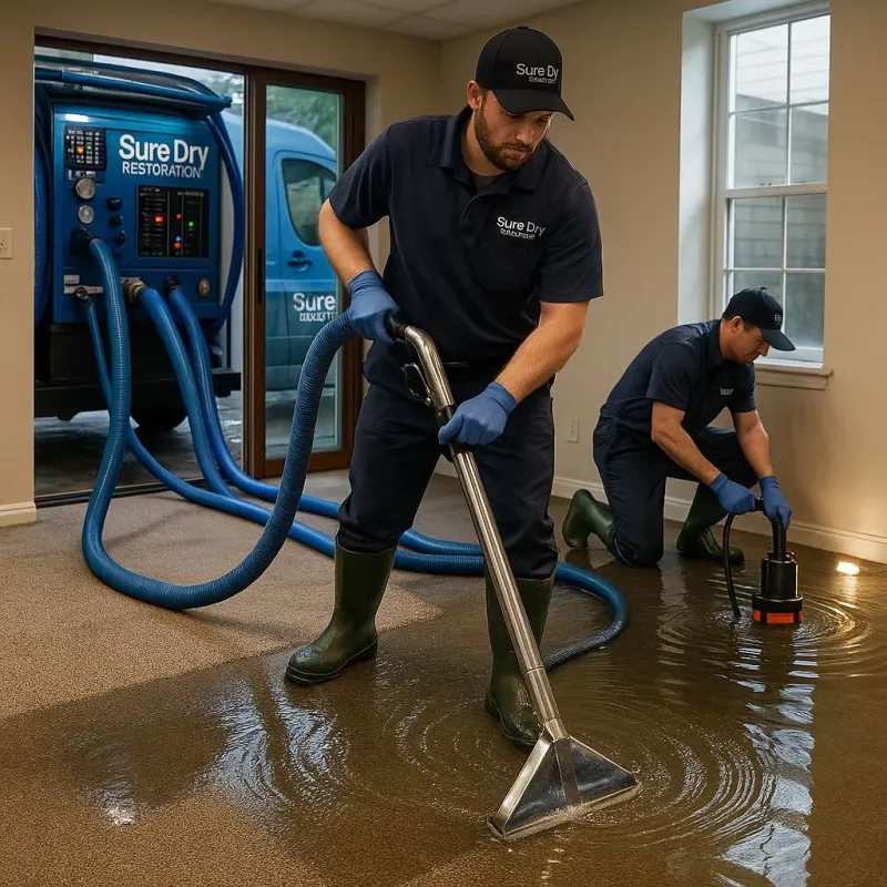 Water Extraction and Removal process in Crawfordville, FL